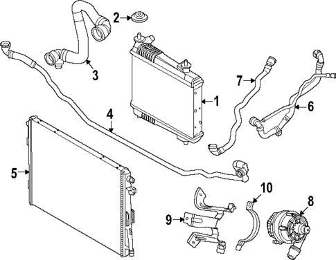 Radiator & Components for 2025 BMW M2 #1