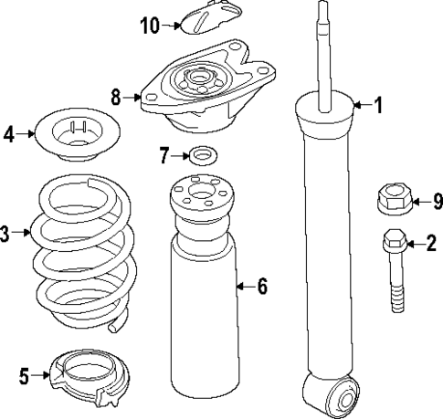 Shocks & Components for 2020 Mini Cooper #0