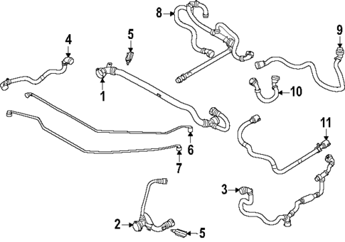 Hoses & Lines for 2025 Mini Countryman #1