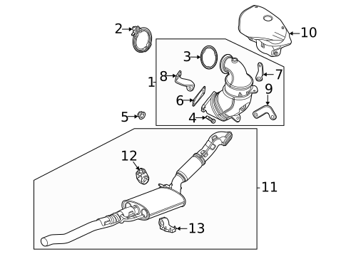 Exhaust Components for 2025 Buick Encore GX #4