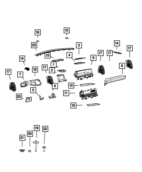 Instrument Panel for 2019 Ram 3500 #4