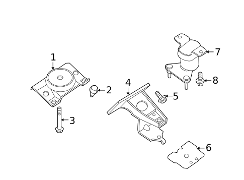 Engine & Trans Mounting for 2017 Nissan NV2500 #0