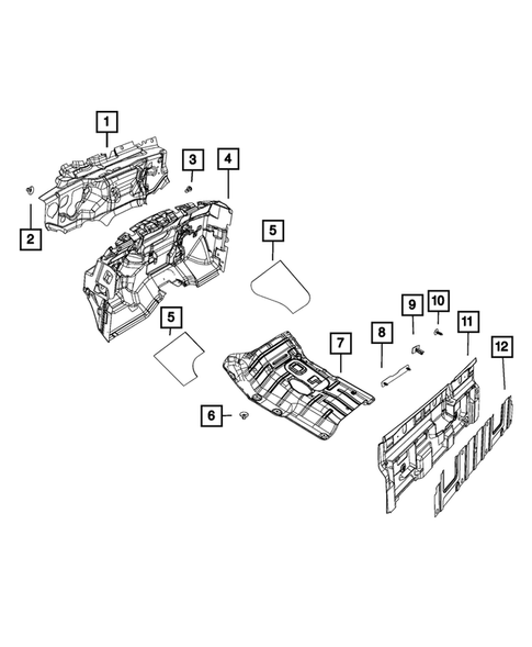 Carpets, Floor Mats, Load Floor, and Silencers for 2024 Ram 1500 #1