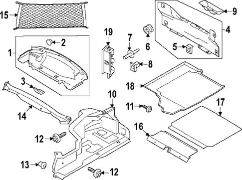 Interior Trim - Rear Body for 2024 Ford Mustang #0