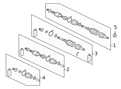 Drive Axles for 2017 Mitsubishi Lancer #4