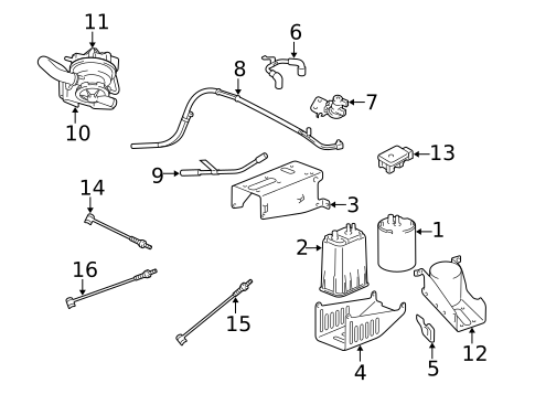 Emission Components for 2003 Dodge Ram 1500 #0