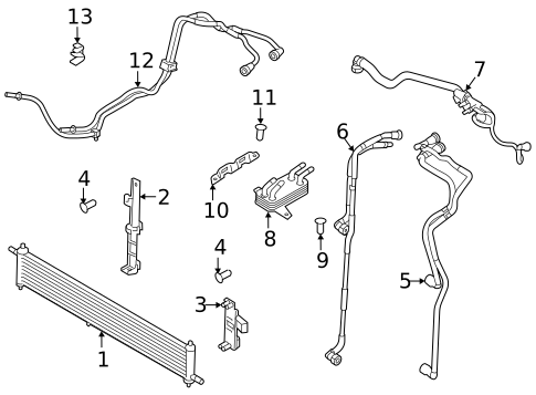 Radiator & Components for 2021 Land Rover Range Rover Sport #2