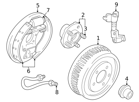 Brake Hydraulics for 2004 Mercury Sable #0
