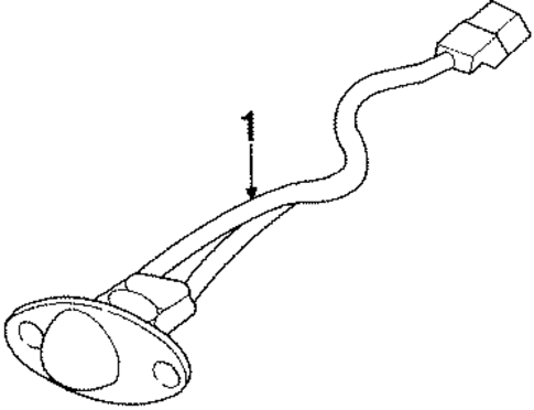 License Lamps for 1990 Dodge Daytona #0
