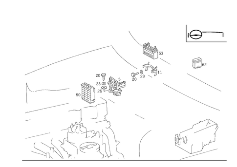 Control Units for 1993 Mercedes-Benz 300CE #1