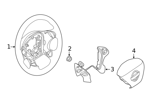 Air Bag Components for 2014 Nissan Sentra #2