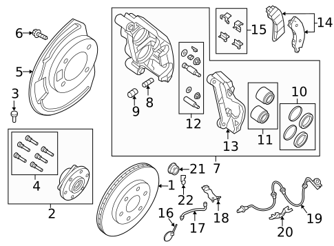 Front Brakes for 2018 Nissan TITAN XD #1