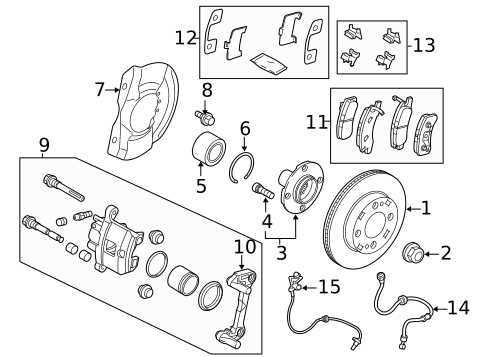 Anti-Lock Brakes for 2017 Mitsubishi Mirage #2
