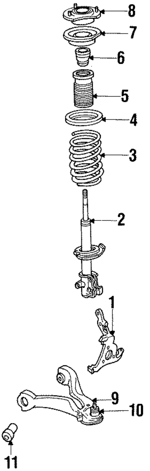 Suspension Components for 1988 Pontiac 6000 #1