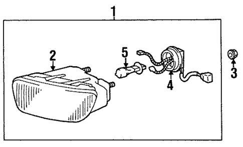 Fog Lamps for 1998 Toyota Avalon #0