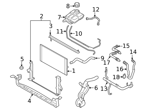 Radiator & Components for 2008 Volvo C70 #0