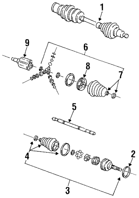 Drive Axles for 1993 Buick LeSabre #0