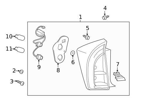 Bulbs - Chassis for 2013 Toyota Prius #1