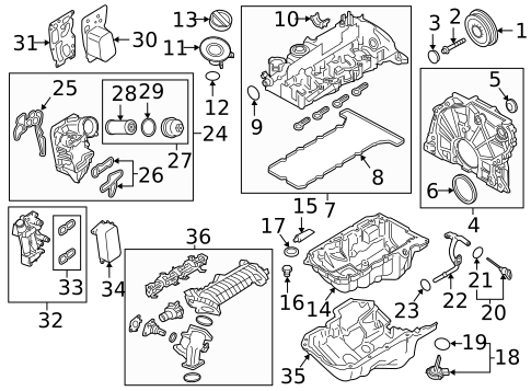 Gaskets & Sealing Systems for 2016 BMW X3 #0