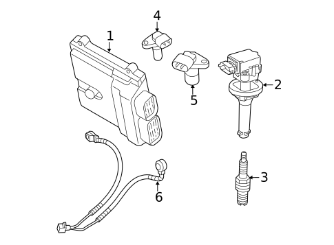 Ignition System for 2004 Volvo S40 #0