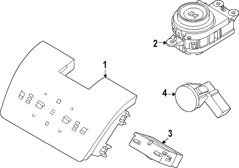 Front Console for 2025 Volvo EX90 #1