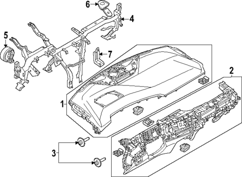 Instrument Panel for 2024 BMW X1 #0