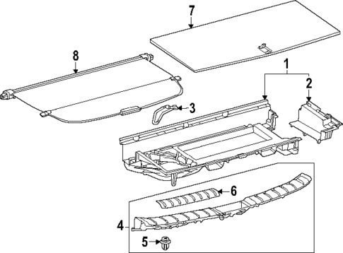 Interior Trim - Rear Body for 2024 Lexus TX550h+ #0