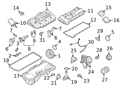 Powertrain Control for 2010 BMW X3 #0