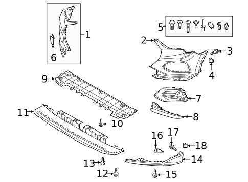 Bumper & Components - Front for 2023 Audi Q3 #0
