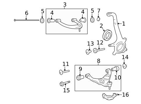 Suspension Components for 2016 Toyota 4Runner #0
