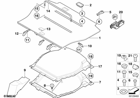 Luggage Compartment for 2005 BMW X5 3.0i #3