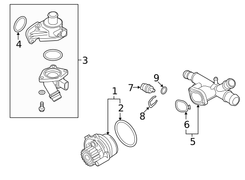 Cooling System for 2012 Audi A3 Quattro #1