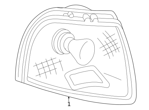 Park & Side Marker Lamps for 2001 Mazda B3000 #0