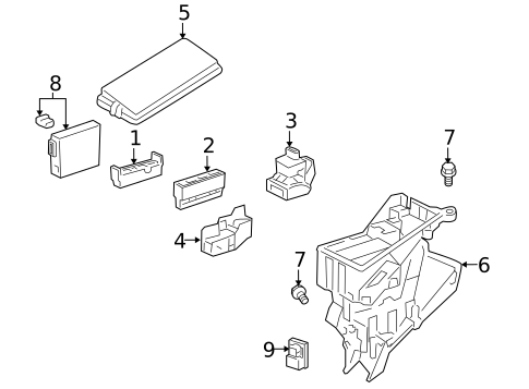 Electrical Components for 2012 Lexus IS350 #1