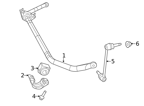Stabilizer Bar & Components for 2020 Dodge Charger #2