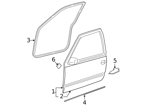 Door & Components for 2007 Chevrolet Silverado 3500 Classic #0
