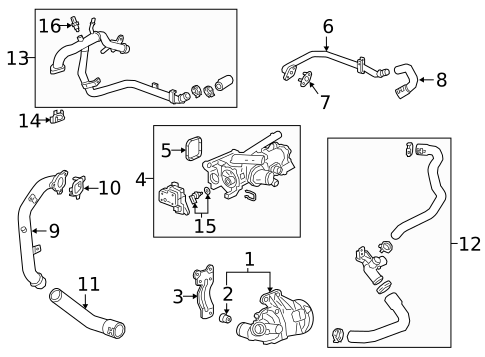 Water Pump for 2023 Cadillac XT6 #0