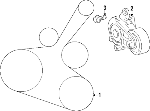 Belts & Pulleys for 2025 Toyota Grand Highlander #0