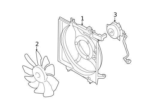 Cooling Fan for 2017 Subaru WRX STI #0