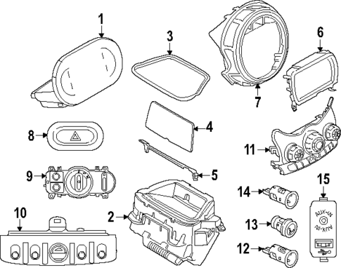 Switches for 2020 Mini Cooper #0