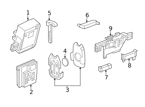 Keyless Entry Components for 2025 GMC Sierra 2500 HD #0