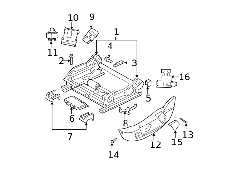 Tracks & Components for 2006 Dodge Magnum #0