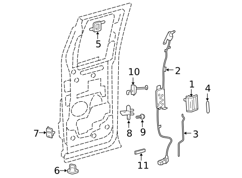 Rear Door for 2008 Ford F-150 #1