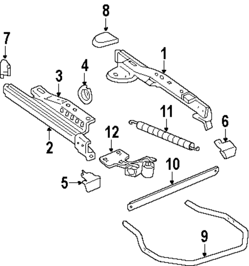 Tracks & Components for 2003 Oldsmobile Aurora #0