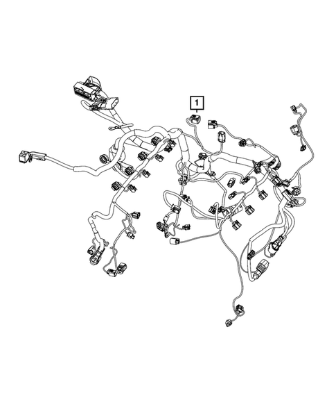 Wiring, Powertrain for 2023 Dodge Charger #2