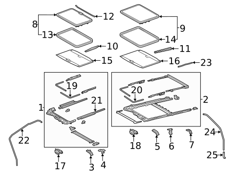 Sunroof for 2014 Toyota Sienna #0
