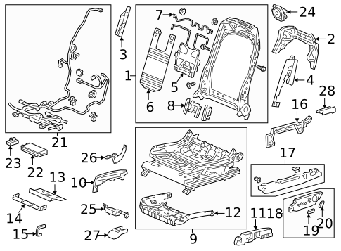 Power Seats for 2024 Acura TLX #1