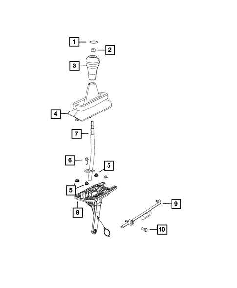 Gearshift Controls and Related Parts for 2021 Ram 3500 #1