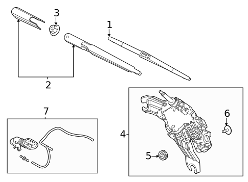 Wipers for 2023 Genesis GV70 #1