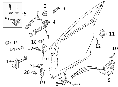 Rear Door for 2024 Mazda 3 #1